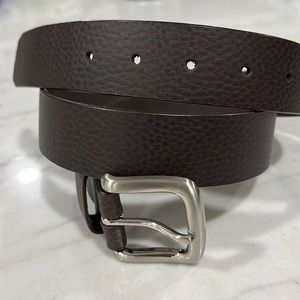 Leather belt, size M
